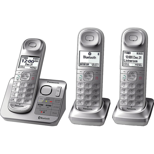 Dect 6.0 Landline Telephone, 3 Handsets