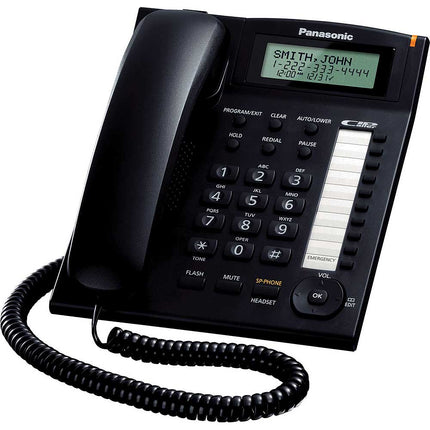 KX-TS880B Corded Speakerphone w/ Caller ID, Black