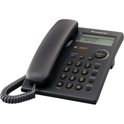 KX-TSC11B Corded Phone w/Caller ID, Black