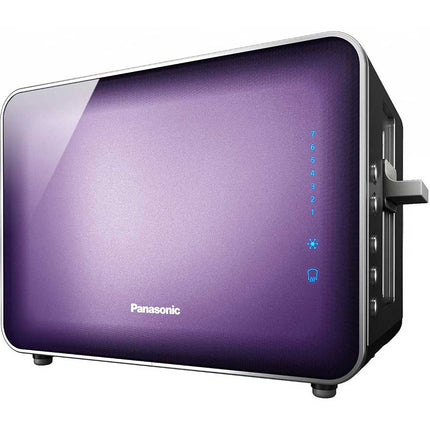 Breakfast Collection" Stainless Steel 2-Slice Toaster, Violet