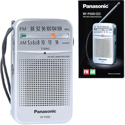 FM/AM Pocket Radio, Silver