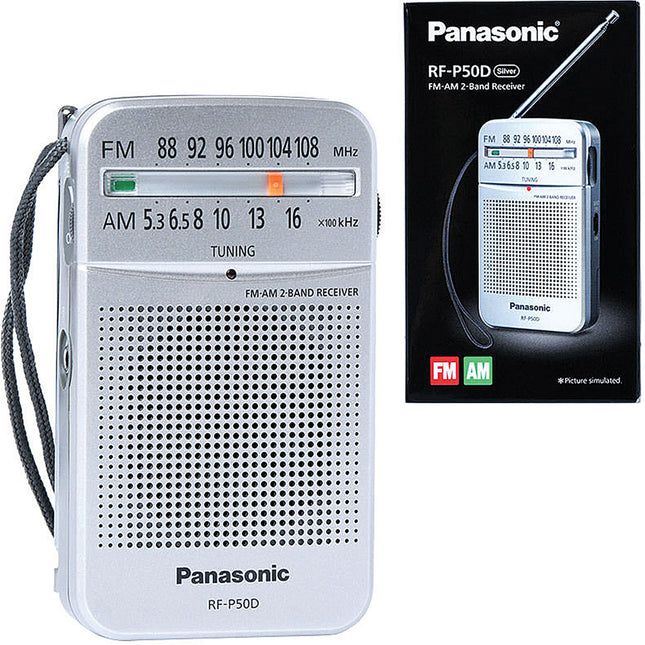 FM/AM Pocket Radio, Silver