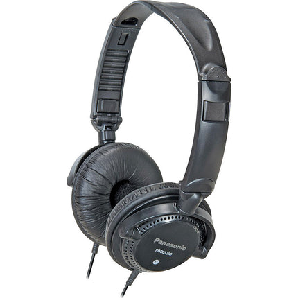 RP-DJS200K Lightweight DJ Style Headphones, Black