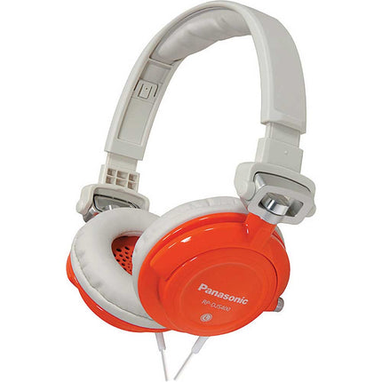 RP-DJS400-D DJ Style Headphones, Orange