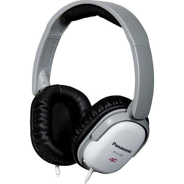 RP-HC200W Noise Cancelling Headphones, White