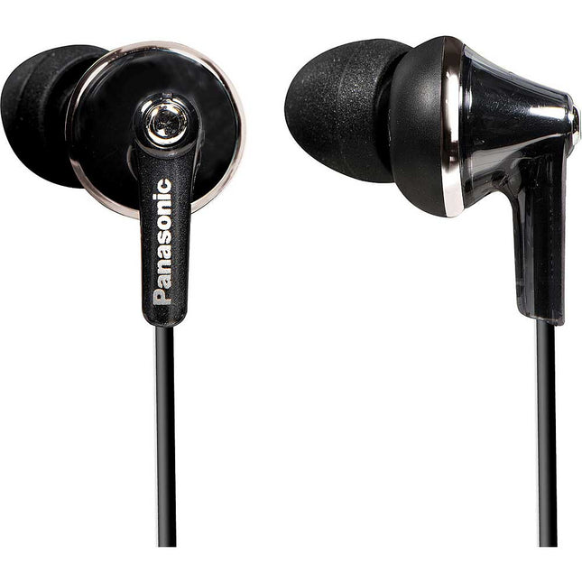 RP-HJE190K ErgoFit In-Ear Headphones, Black
