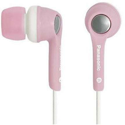 RP-HJE200P Pink Portable Earbud Headphones