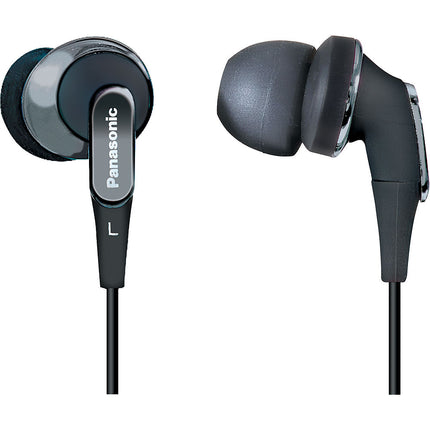 RP-HJE350-K “SLIMZ” Earbud Headphones, Black
