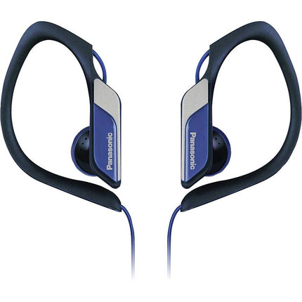 RP-HS34-A Water & Sweat-Resistant Sports Earbud Headphones, Blue