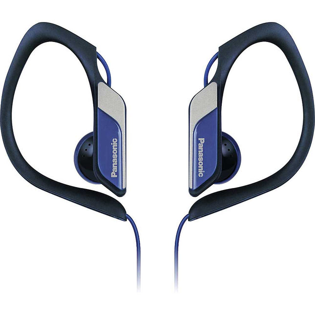 RPHS34M-A Water-Resistant Sport Clip Earbud Headphones, Blue