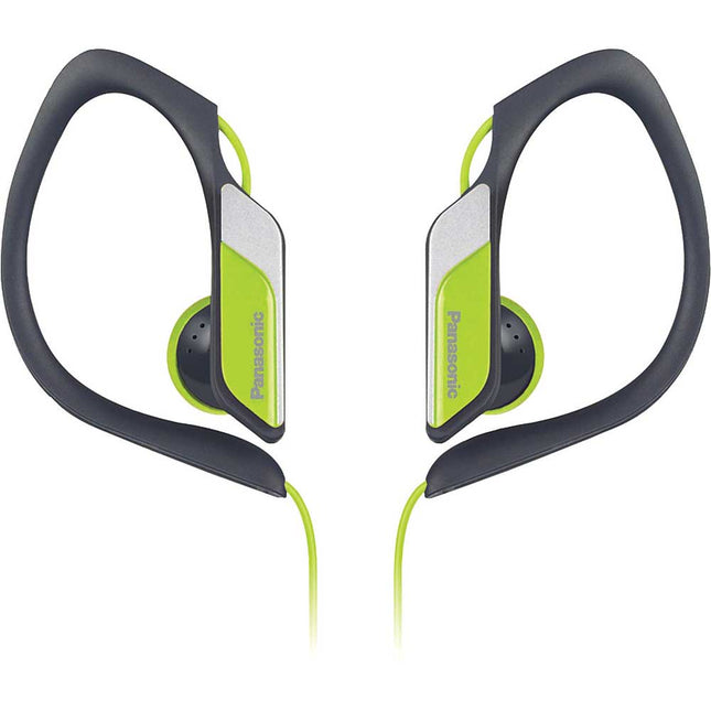 RP-HS34-Y Water & Sweat-Resistant Sports Earbud Headphones, Neon Yellow