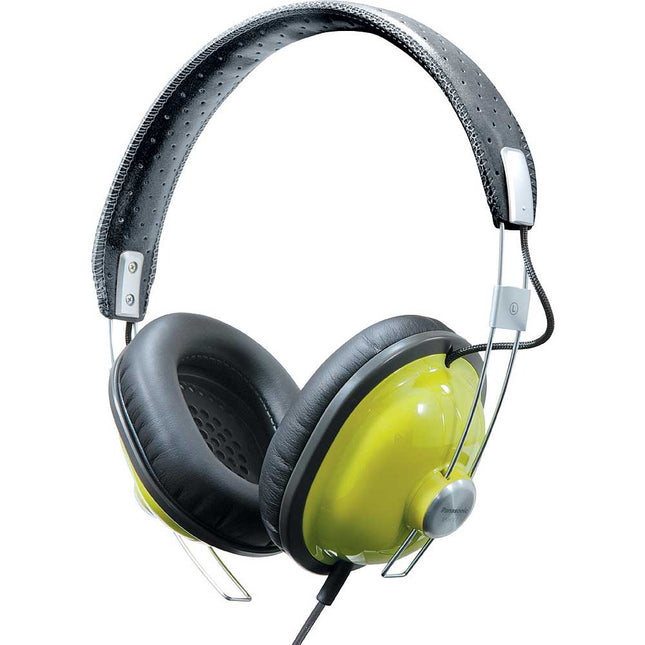 RP-HTX7-G1 Old School Monitor Stereo Headphones, Green