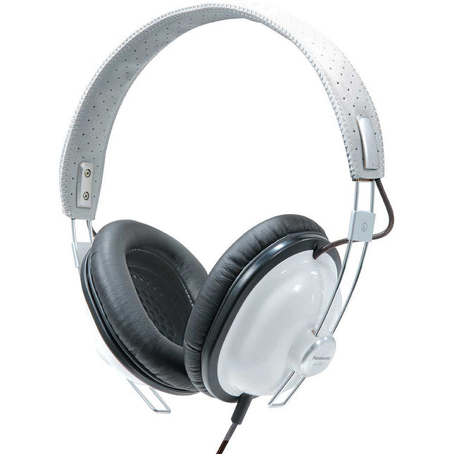 RP-HTX7-W1 Old School Monitor Stereo Headphones, White