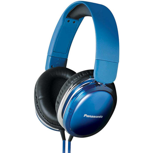 RP-HX450C-A Monitor Headphones w/ Mic & Remote, Blue