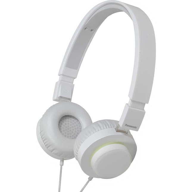 RP-HXD5CW Monitor Headphones w/Mic & Remote, White