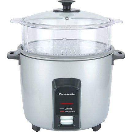 12 Cup (uncooked) Automatic Rice Cooker and Vegetable Steamer, Silver