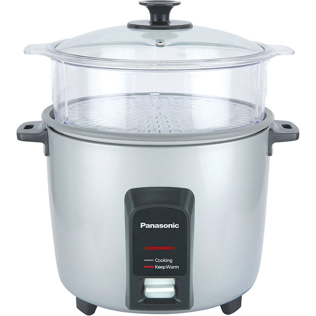 12 Cup (uncooked) Automatic Rice Cooker and Vegetable Steamer, Silver