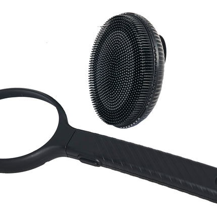 Vibrating Sonic Shower Brush with 4 Massage Modes, Waterproof Design