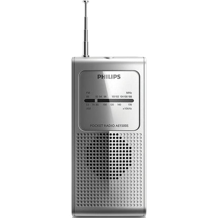 Pocket Size Portable Radio, Silver