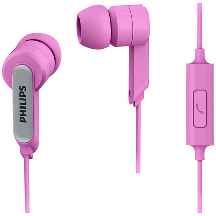 In-ear Headphone w/Mic, Pink