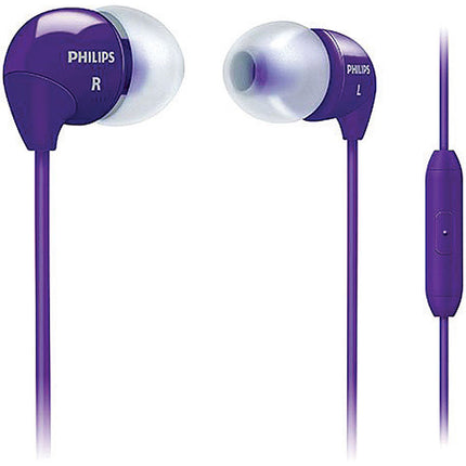 In-Ear Headset with Mic Violet