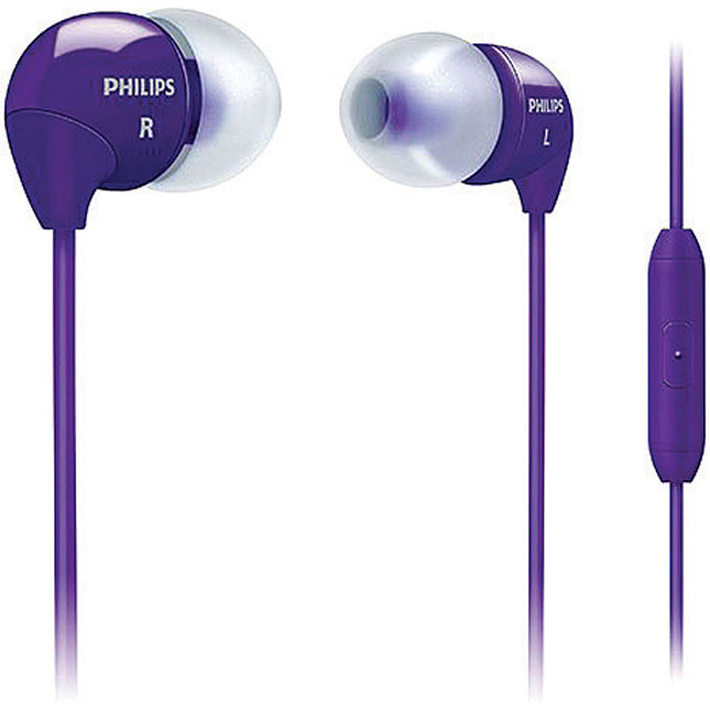 In-Ear Headset with Mic Violet