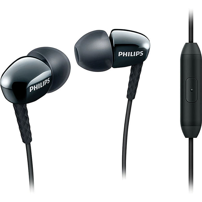 In-Ear Headphones with Mic, Black