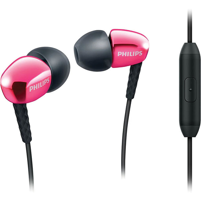 In-Ear Headphones with Mic, Pink