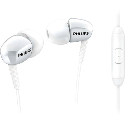 In-Ear Headphones with Mic, White