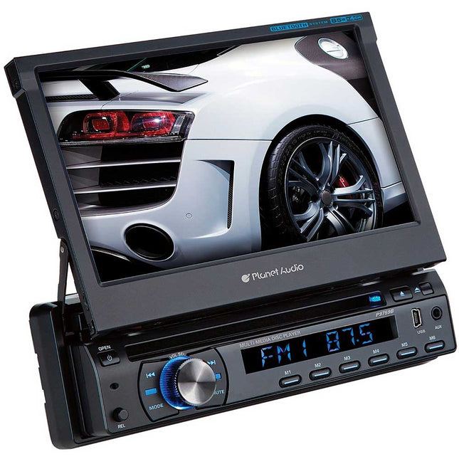 7" Single Din Bluetooth DVD/MP3/AM/FM Receiver