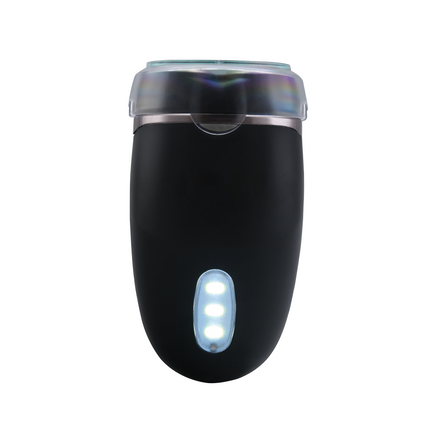 Dual-Action Travel Rotary Shaver