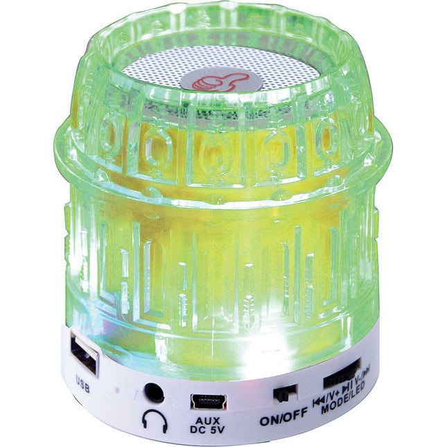 CS-244YLW Multimedia Speaker w/FM Radio, Yellow