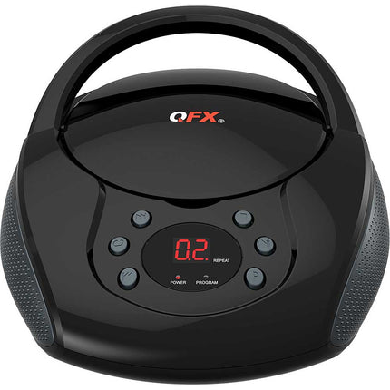 Portable AM/FM Radio CD Player, Black