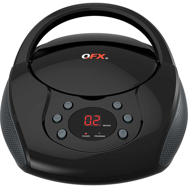 Portable AM/FM Radio CD Player, Black