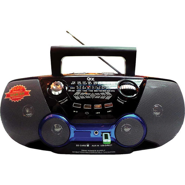 J-70BL AM/FM/SW 1-2 World Receiver, Blue
