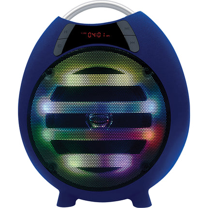 6.5" Bluetooth Rechargeable Party Speaker, Blue