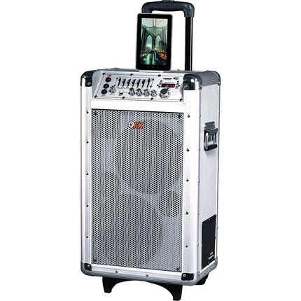 Portable Bluetooth PA Speaker, Silver