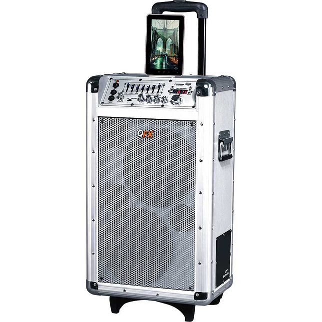 Portable Bluetooth PA Speaker, Silver