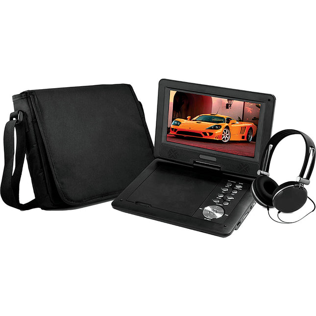 PD109 9" Portable DVD/USB/SD Player w/ Game Controller