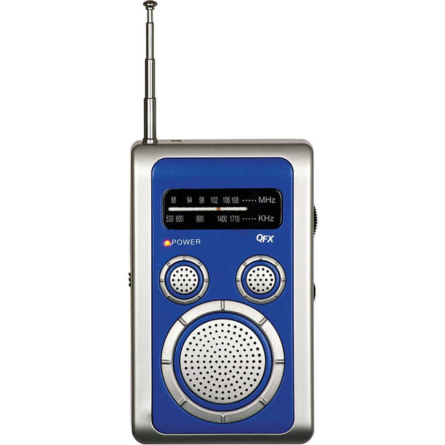 R27BL AM/FM Portable Radio, Blue