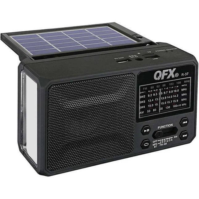 3-In-1 Rechargeable AM/FM/SW1-SW4 6-Band Solar Radio