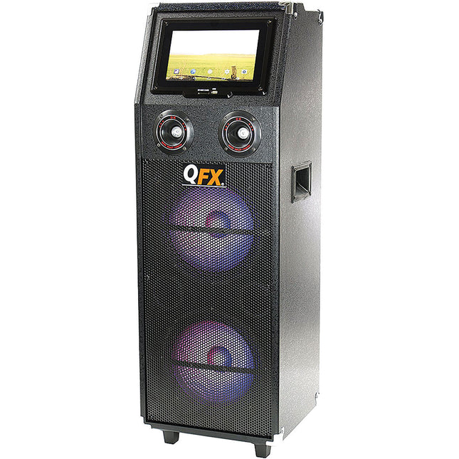 Bluetooth PA Cabinet Speaker with Built-In Amplifier