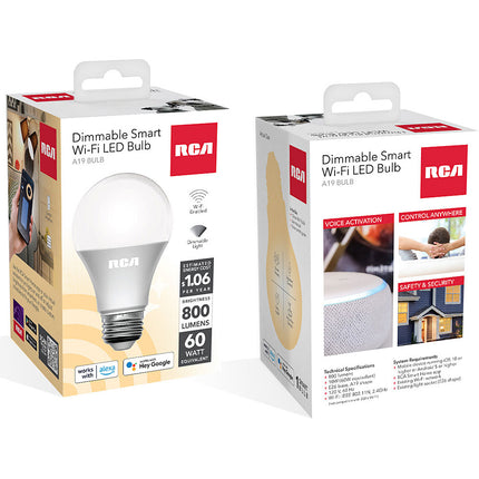 SMART WI-FI A19 LED BULB