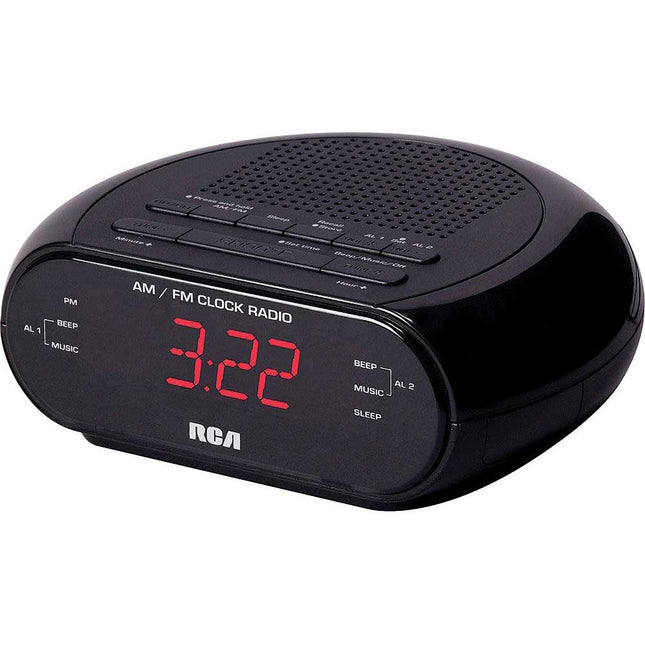 RC205 Dual Alarm Clock Radio