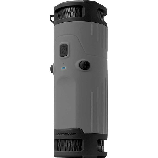 BTBTLGY boomBOTTLE Weatherproof Bluetooth Portable Speaker, Gray
