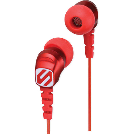 HP200R Noise Isolation Earbuds, Red