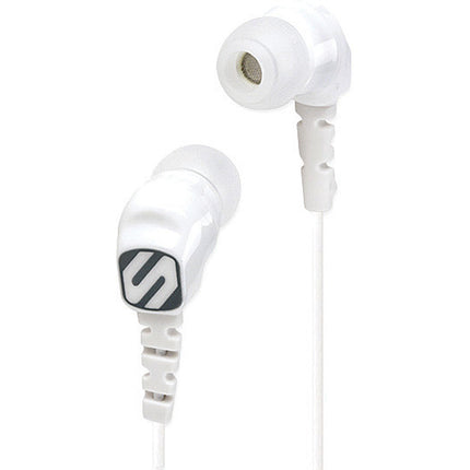 HP200W Noise Isolation Earbuds, White