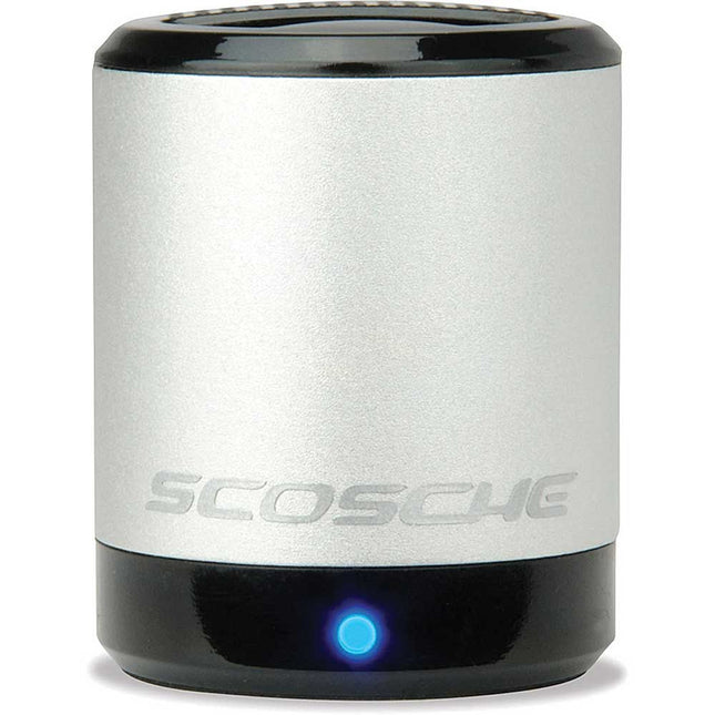 PMSSR boomCAN Portable Media Speaker, Silver