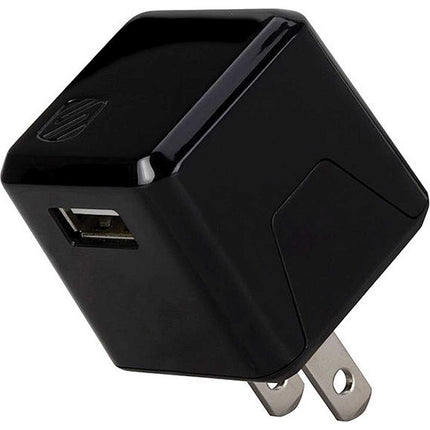 superCUBE flip 12 Watt USB Wall Charger, Black