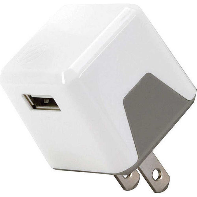 superCUBE flip 12 Watt USB Wall Charger, White